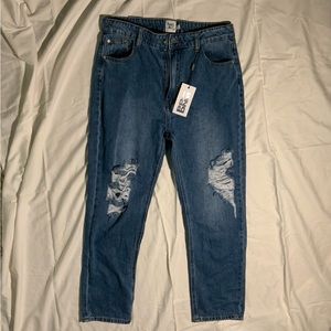 Princess Polly Ripped Straight leg jeans